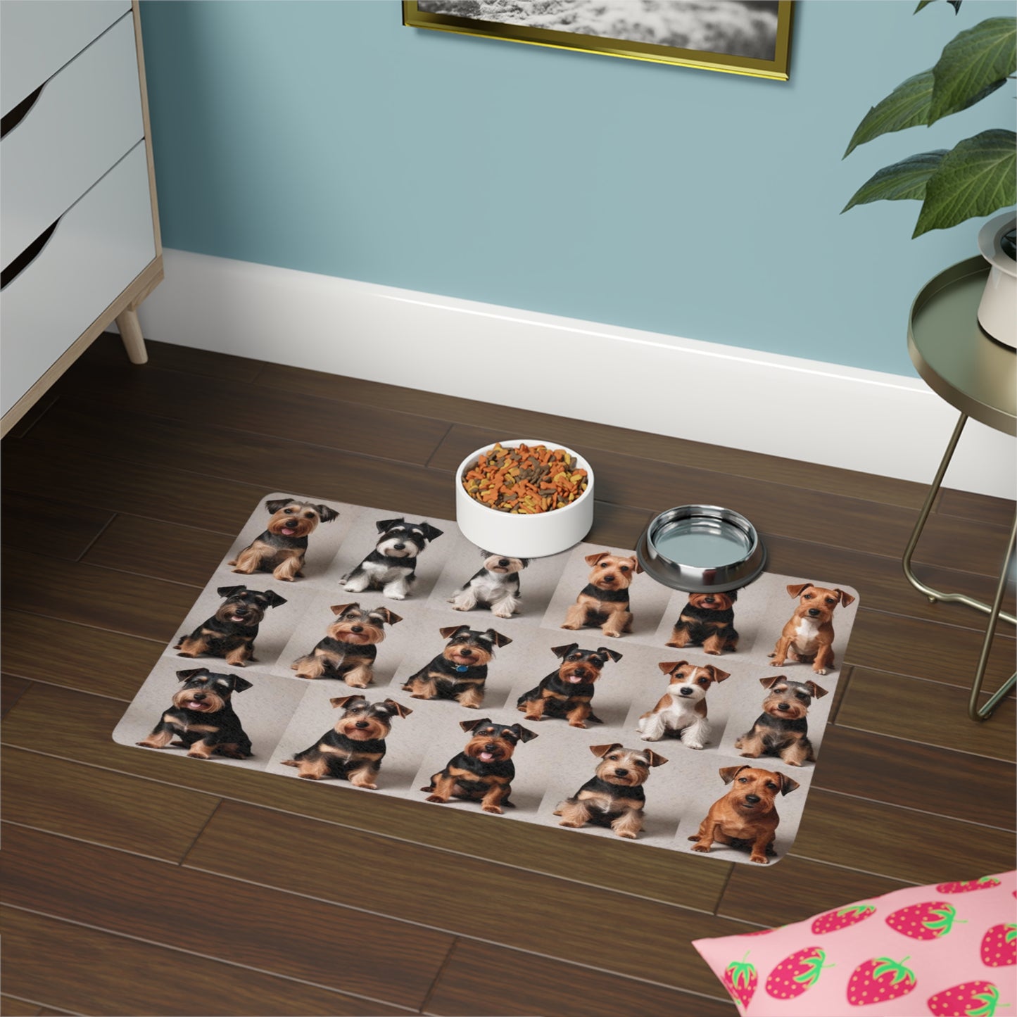 Pet Food Mat (12x18) - Terriers