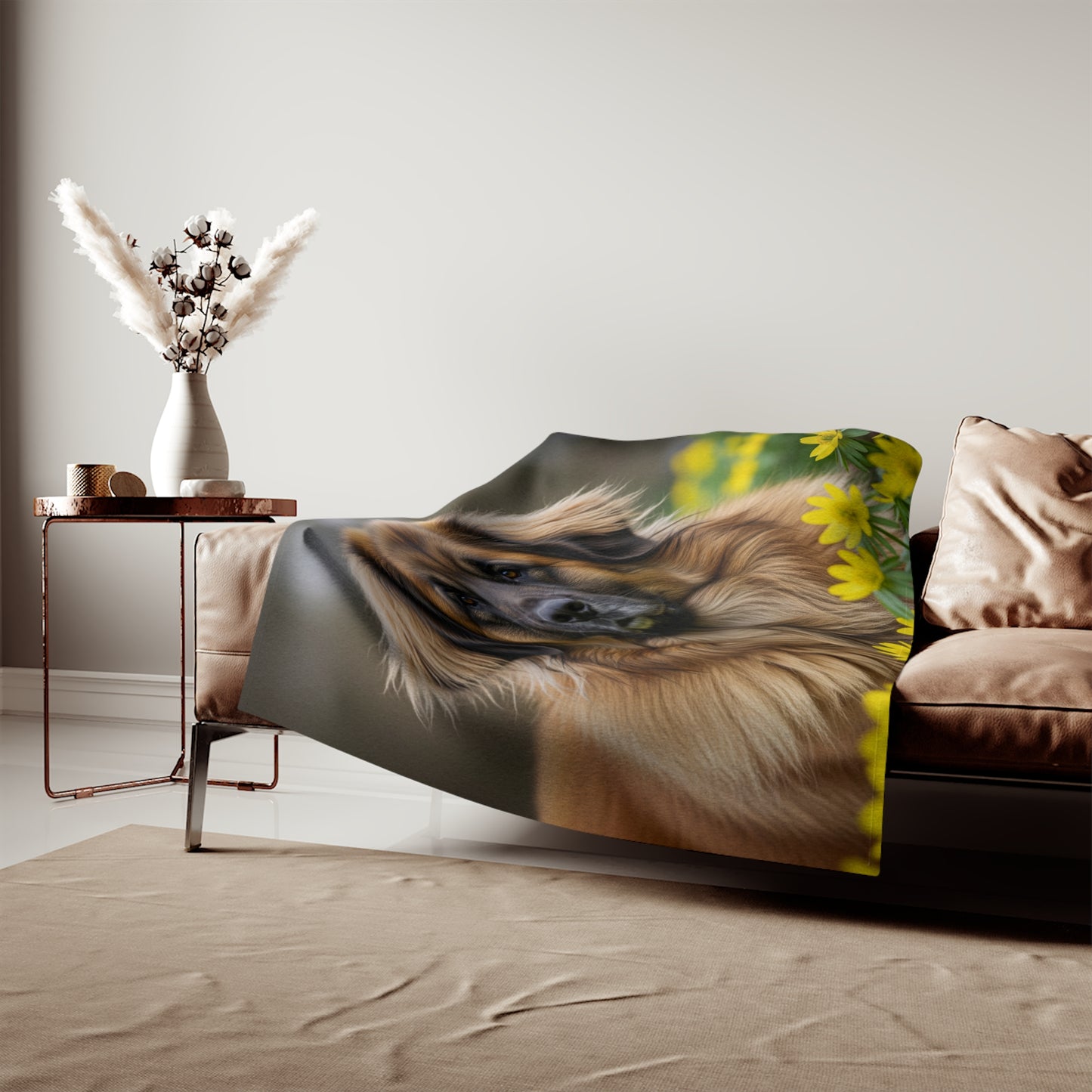 Couverture en sweat-shirt Leonberger