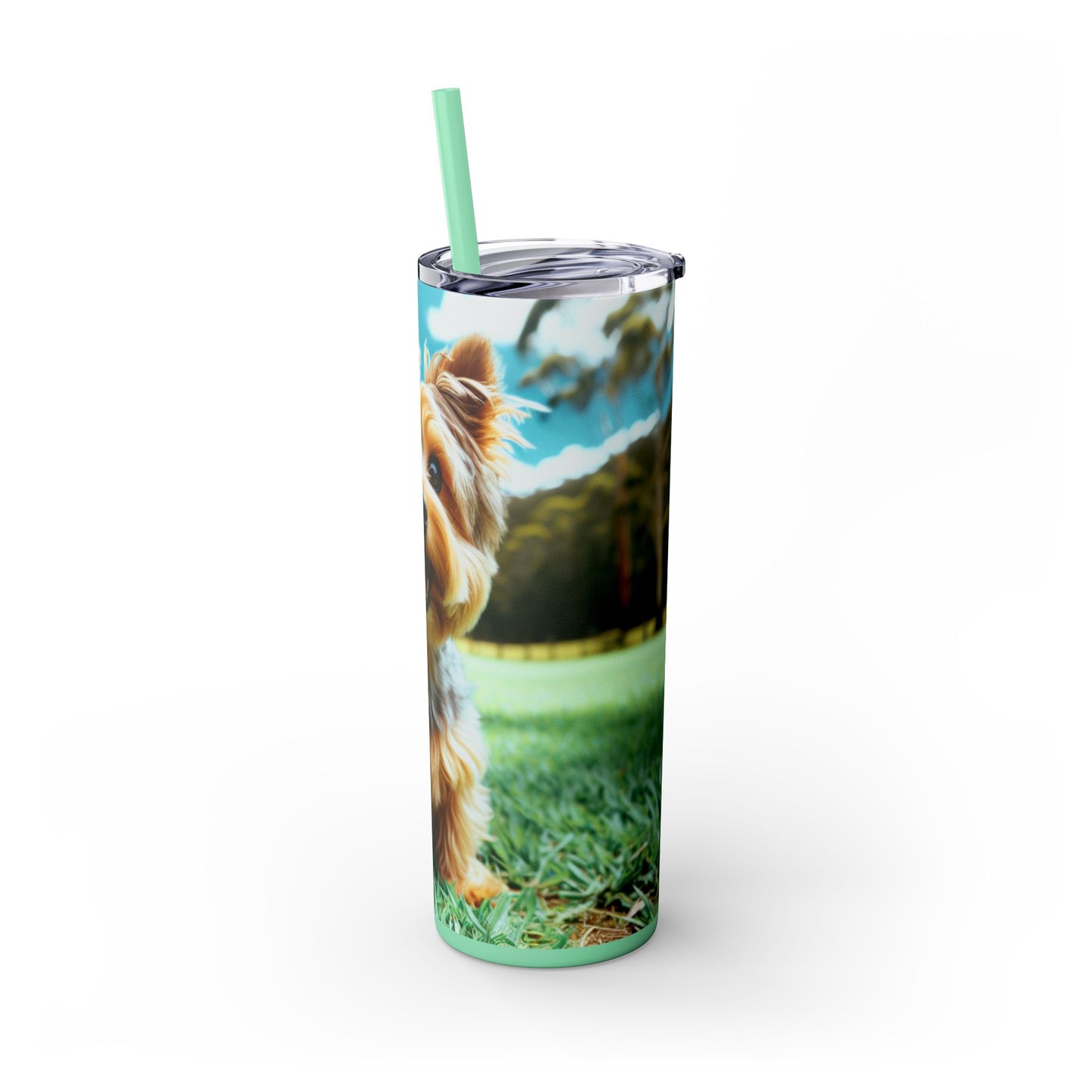 Australian Terrier Tumbler with Straw, 20oz