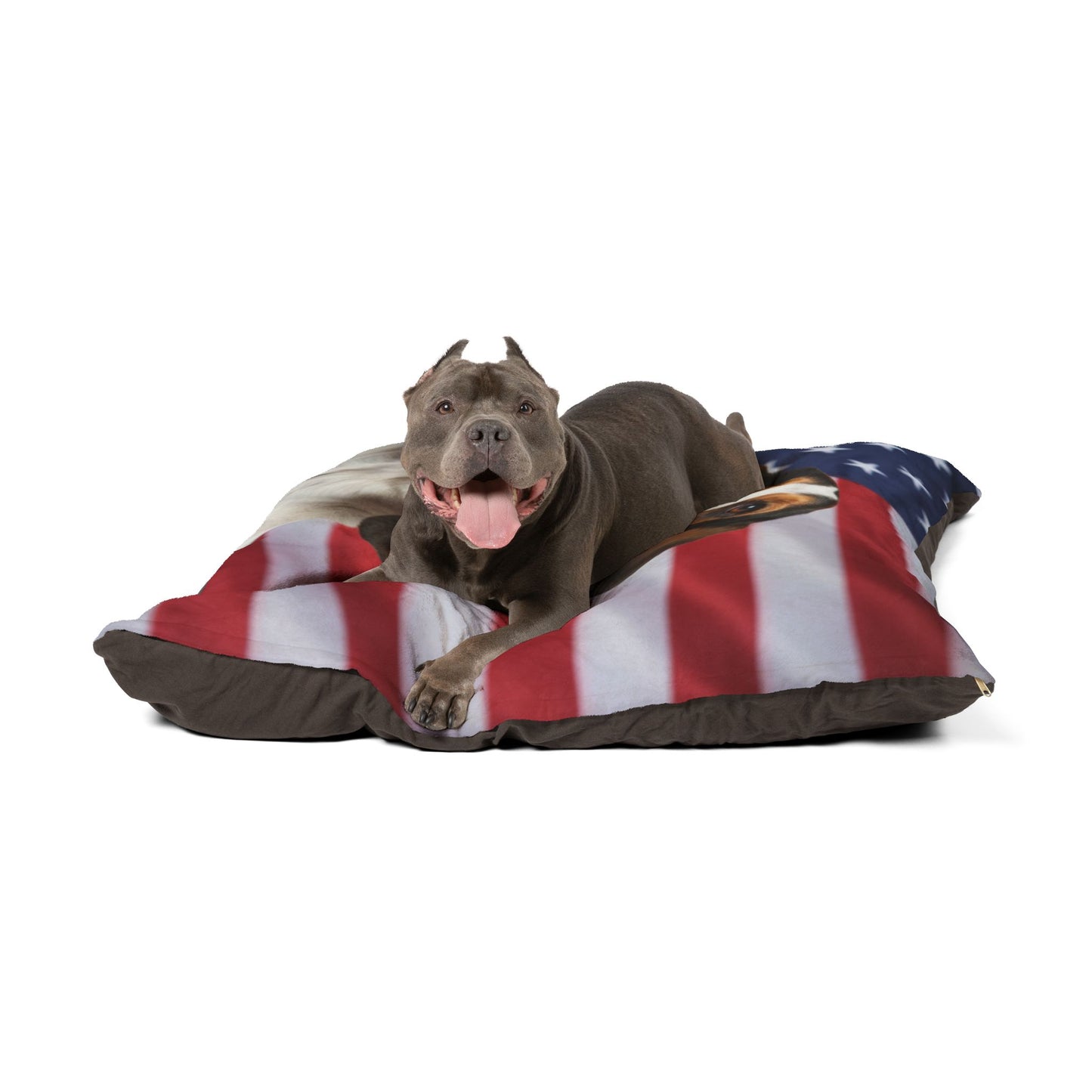 American English Coonhound Patriotic Pet Bed