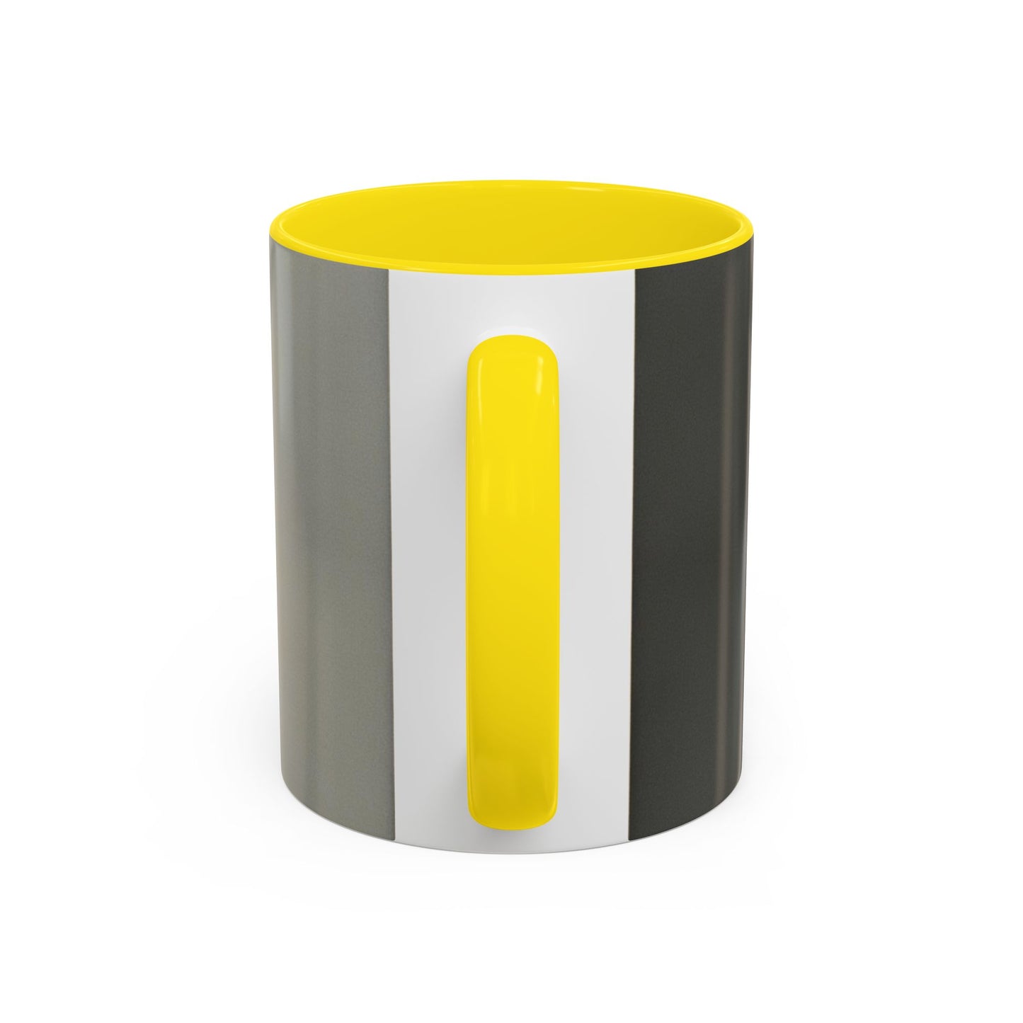 Optical Illusion Accent Mug – Ceramic Coffee Cup