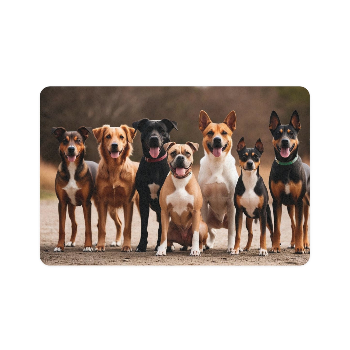 Pet Food Mat (12x18) - Class of Dogs