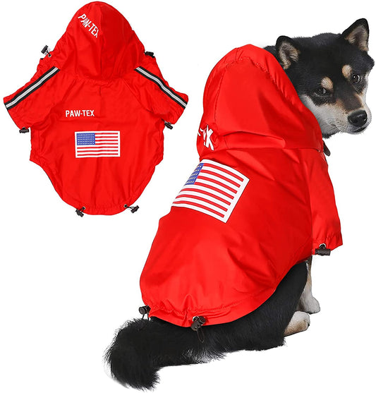 Imperméable pour animaux de compagnie à tête de chien