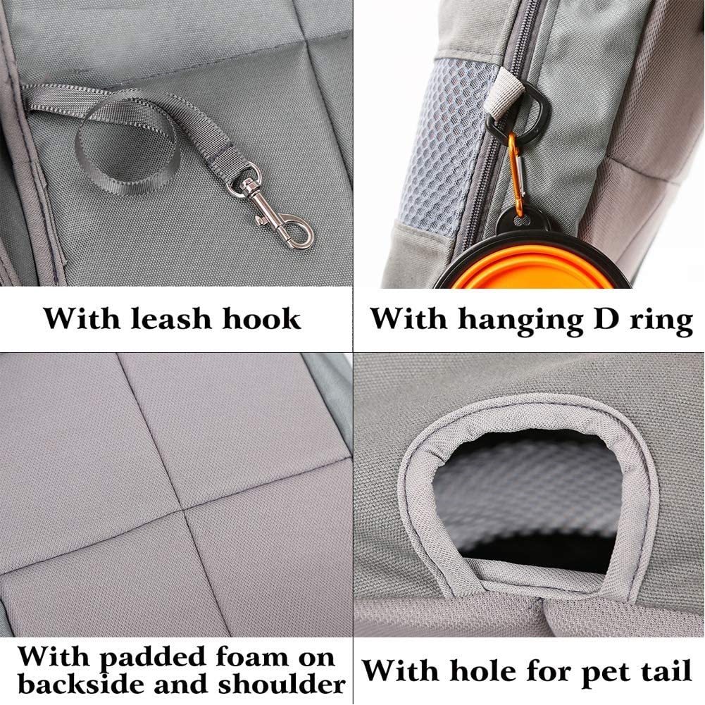 Mochila frontal para transportar perros y gatos