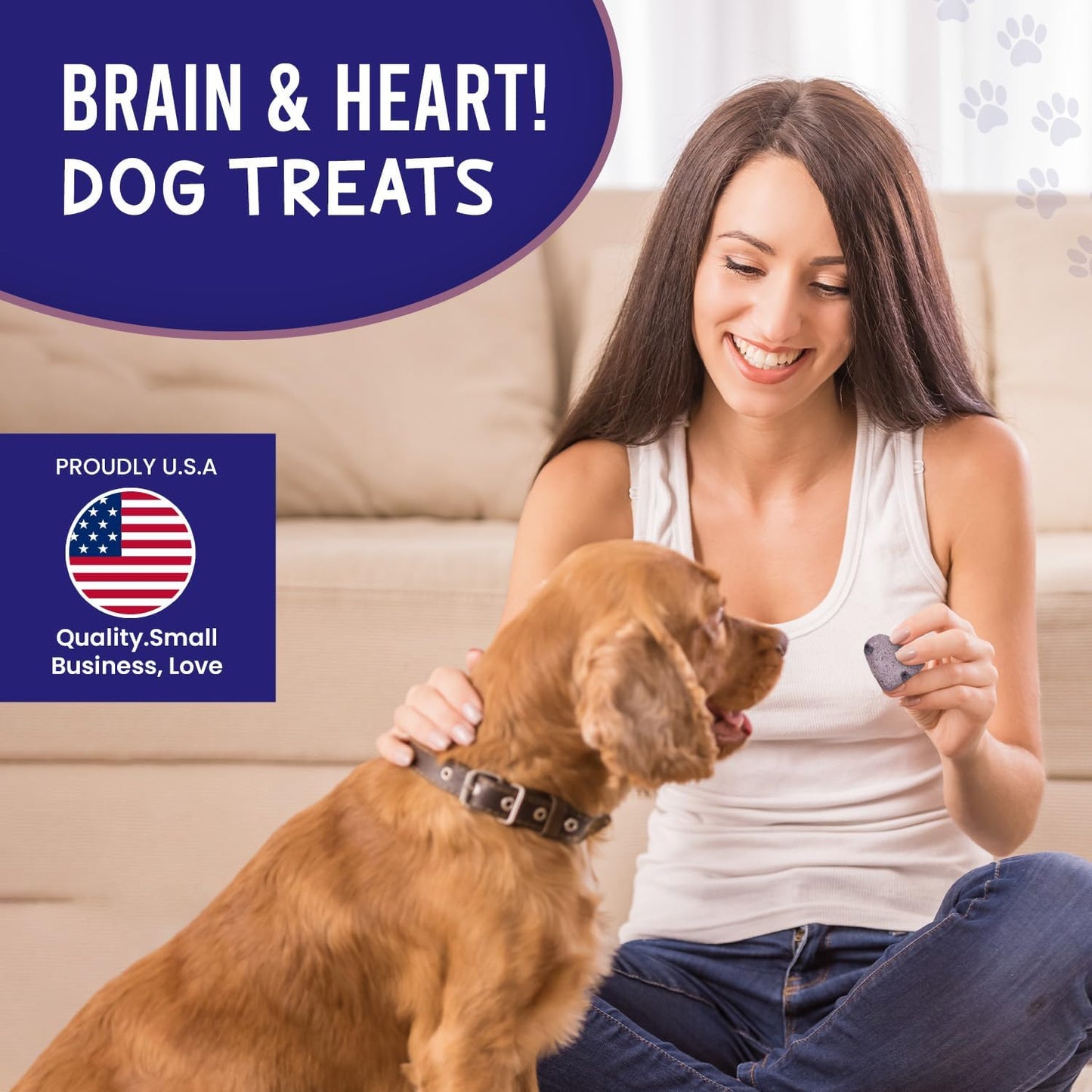 Much Loved Dog™ - RECHARGE Antioxydant aux Myrtilles, 170 g.