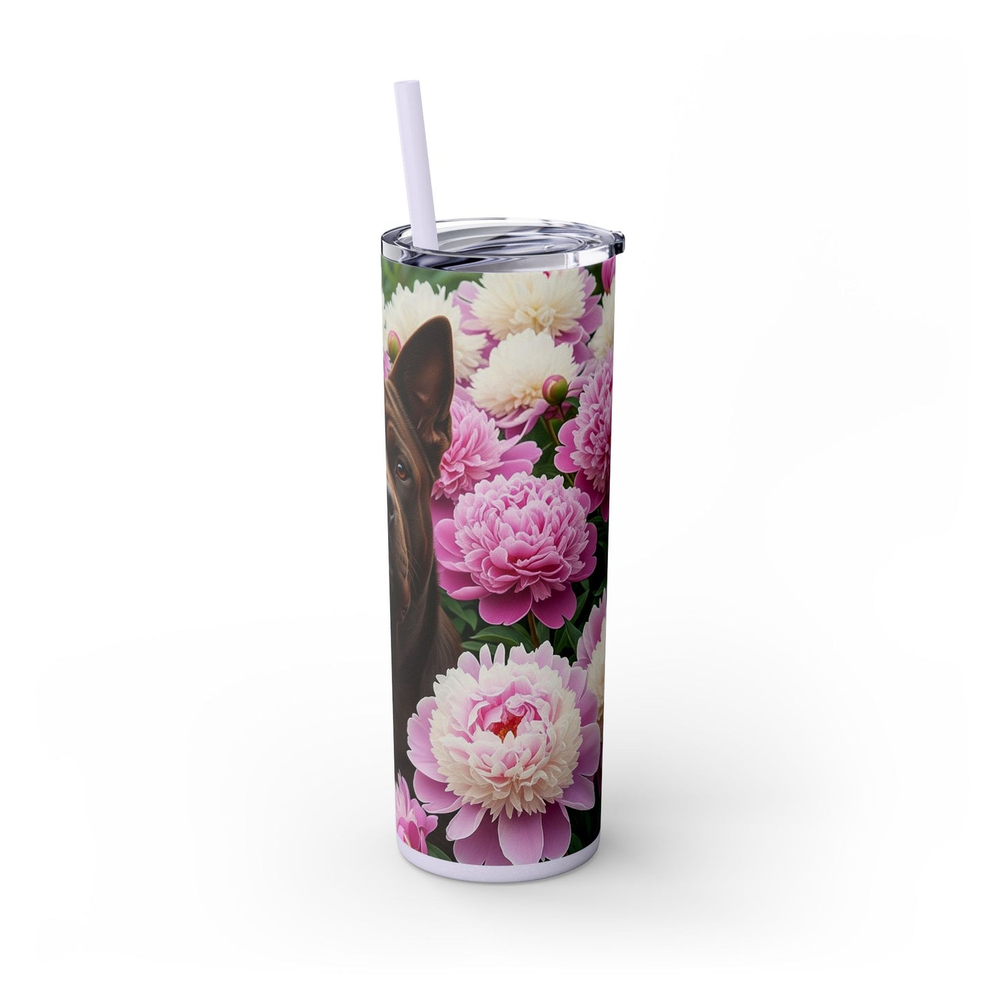 Gobelet isotherme de Chongqing (Chine) avec paille, 590 ml (20 oz).