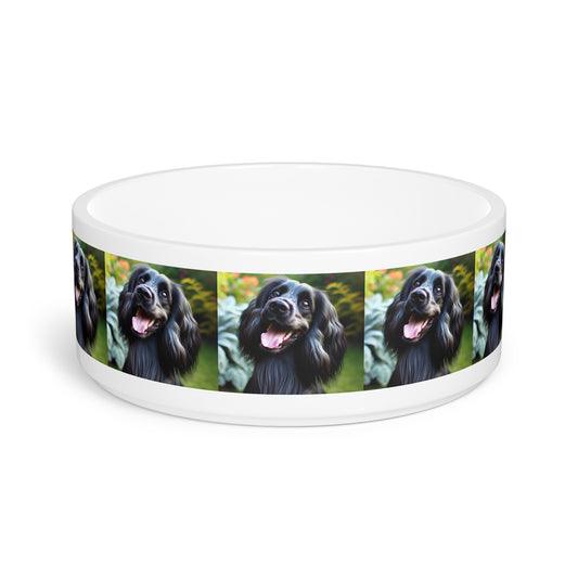 Blue Picardy Spaniel Pet Bowl
