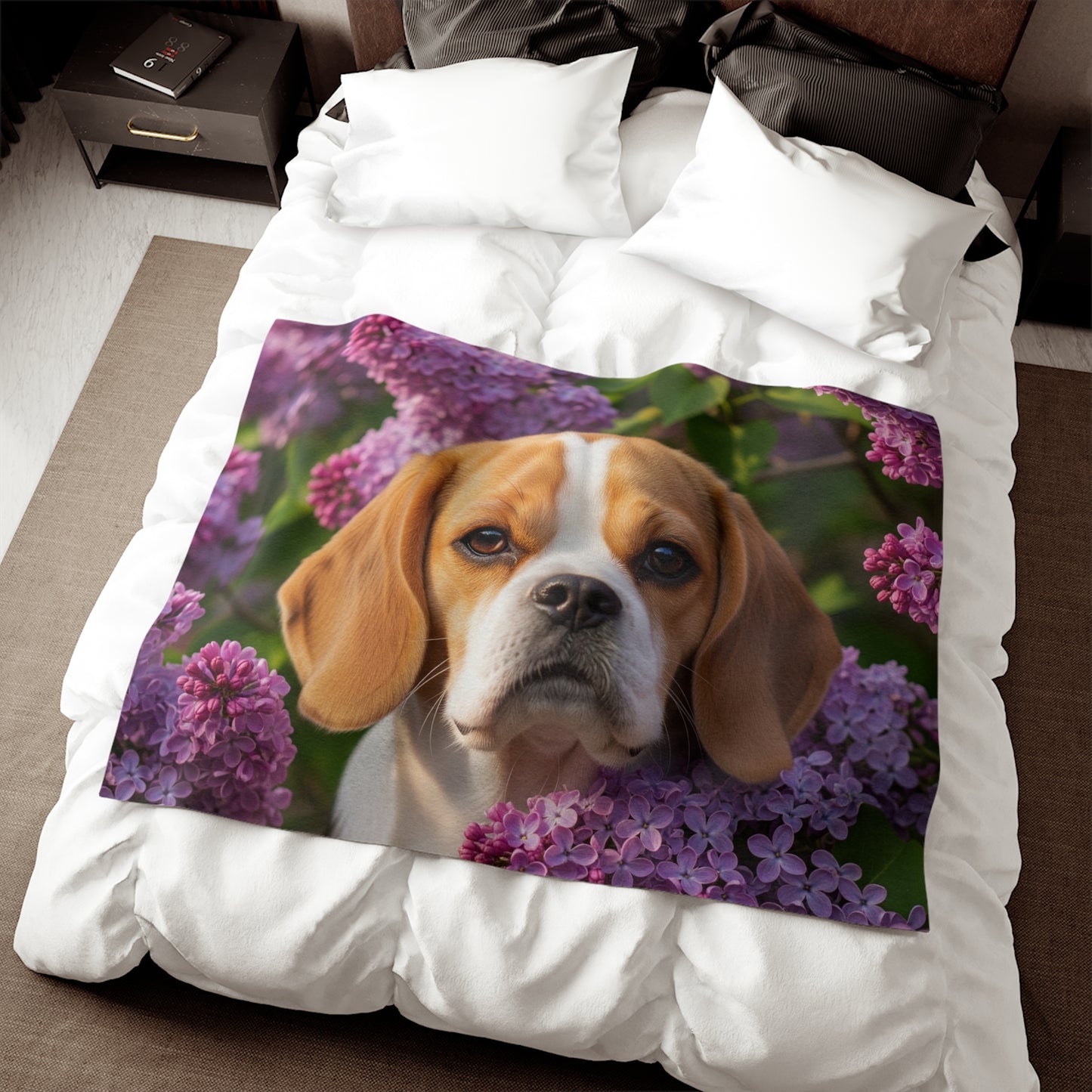 Peagle Sweatshirt Blanket