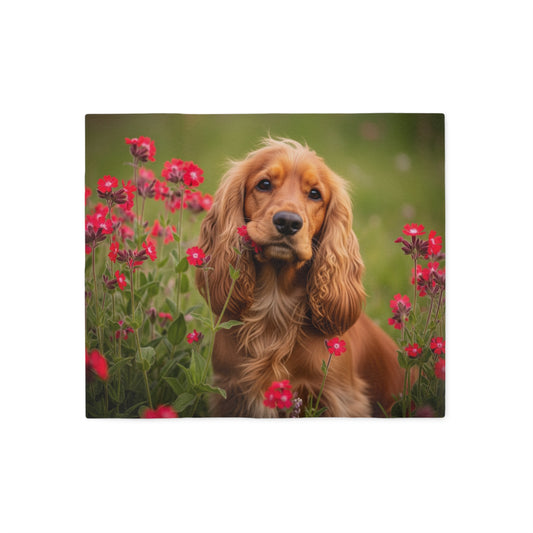 Cocker Spaniel Sweatshirt Blanket