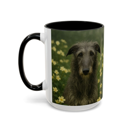 Scottish Deerhound Accent Coffee Mug - Perfect Gift for Dog Lovers