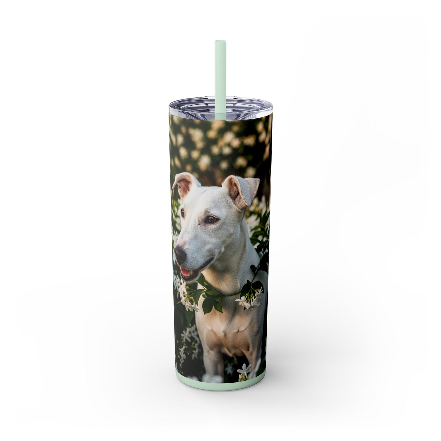 Gull Terrier Tumbler with Straw, 20oz