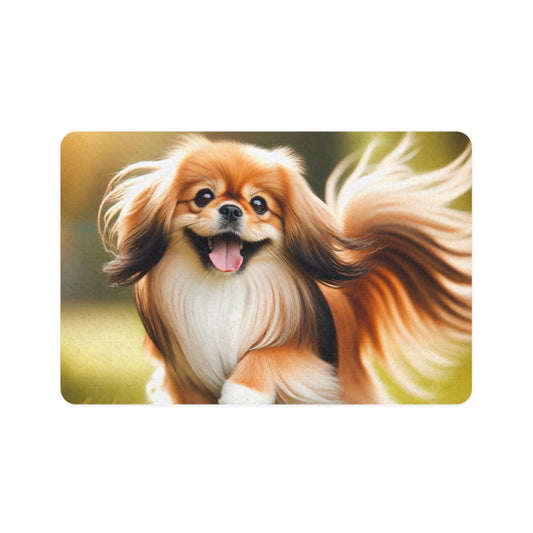 Pet Food Mat (12x18) - Tibetan Spaniel