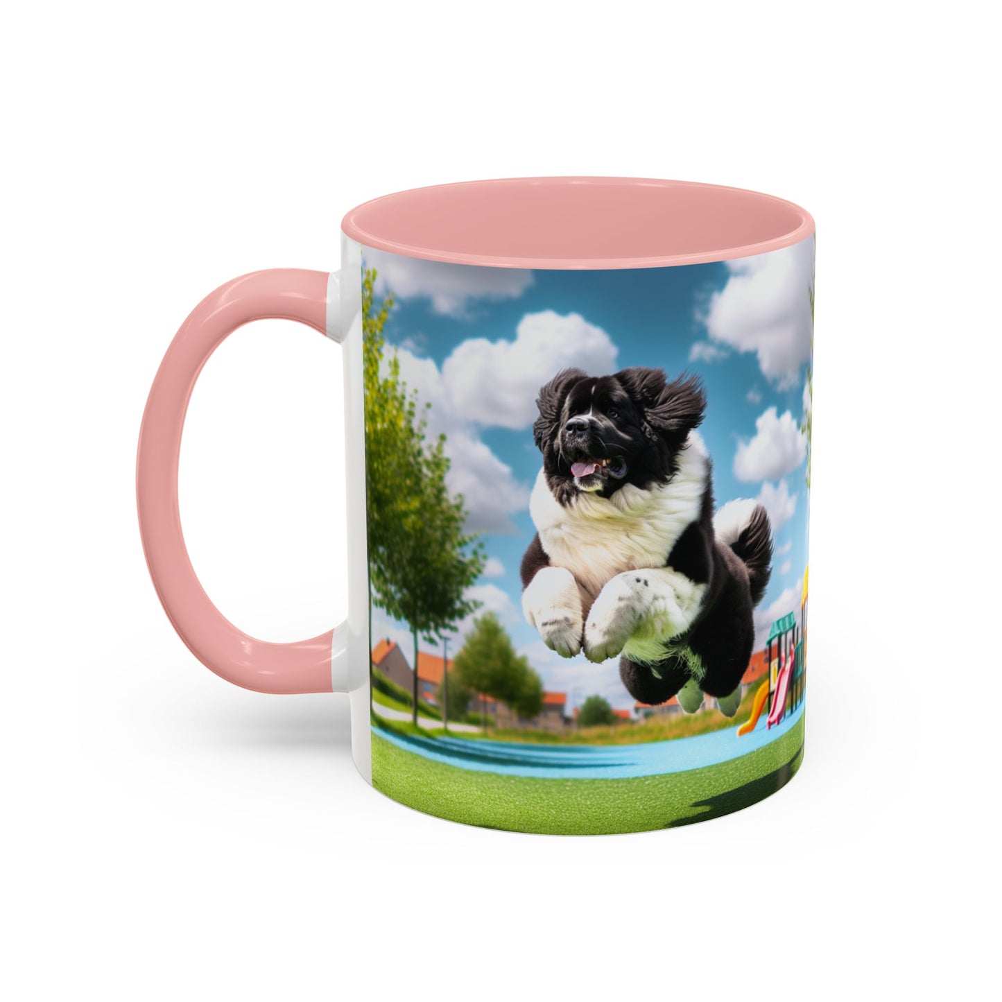 Taza de café con acento Landseer: el regalo perfecto para los amantes de los perros