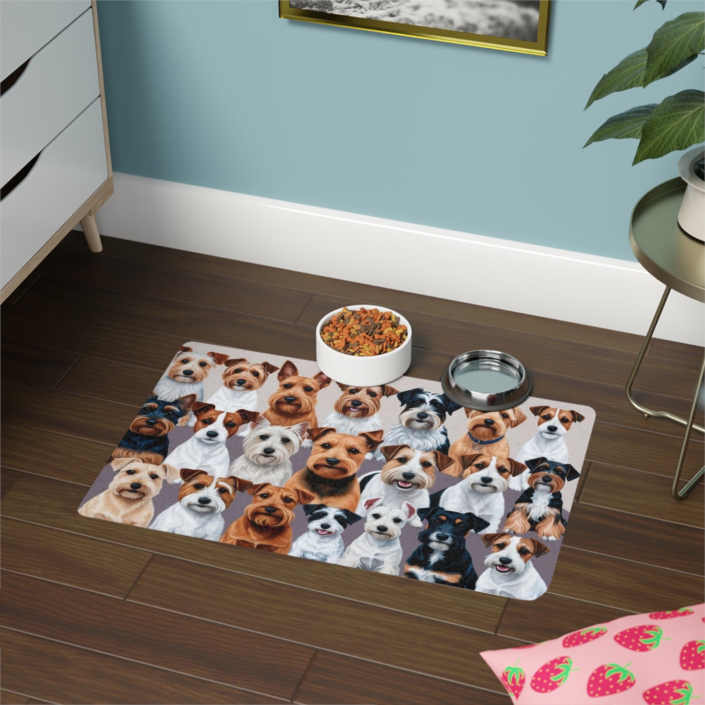 Pet Food Mat (12x18) - Terriers