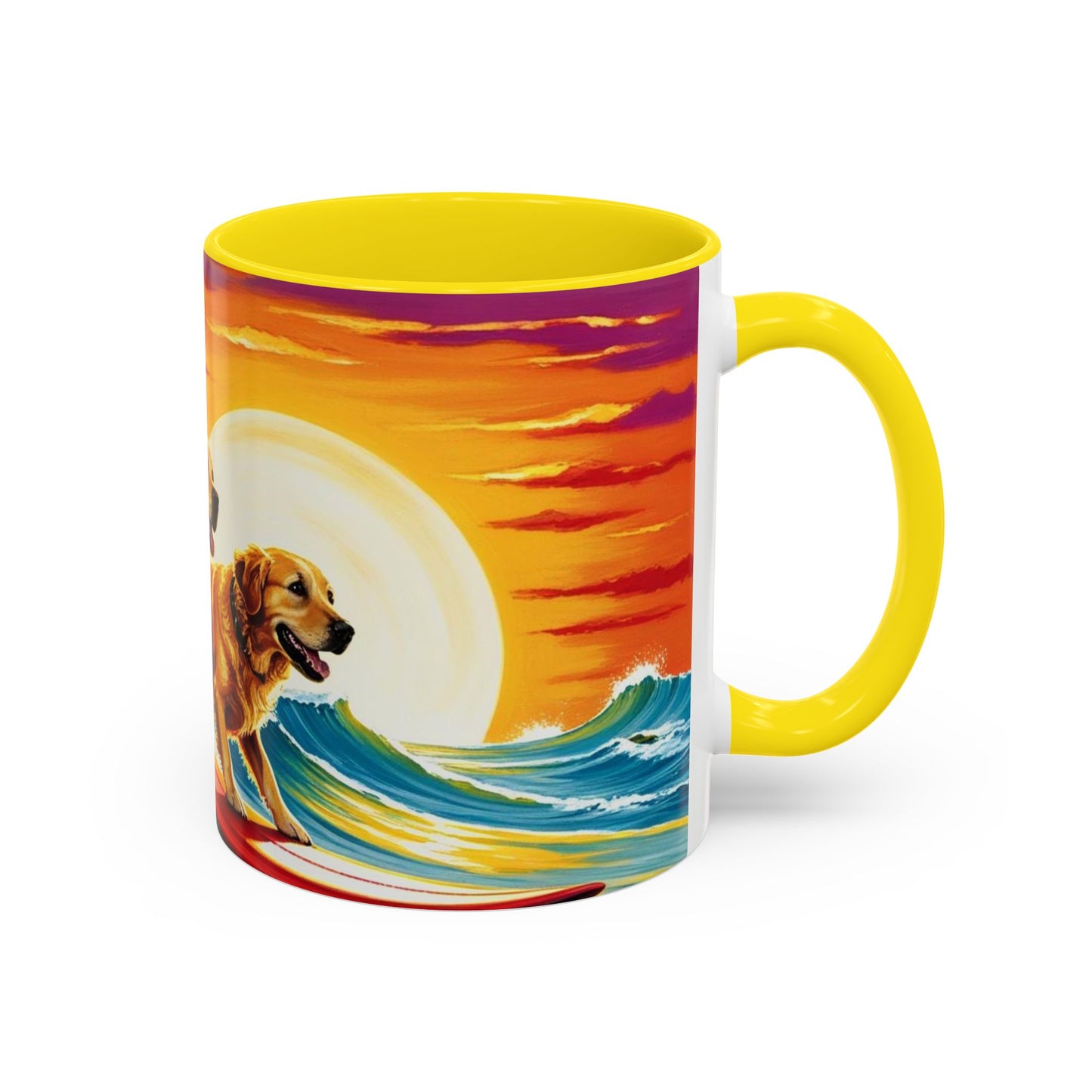 Taza de café con detalles de Surf Dogs: el regalo perfecto para los amantes de los perros