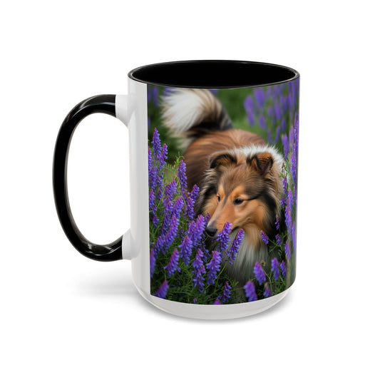 Shetland Sheepdog Accent Coffee Mug - Perfect Gift for Dog Lovers