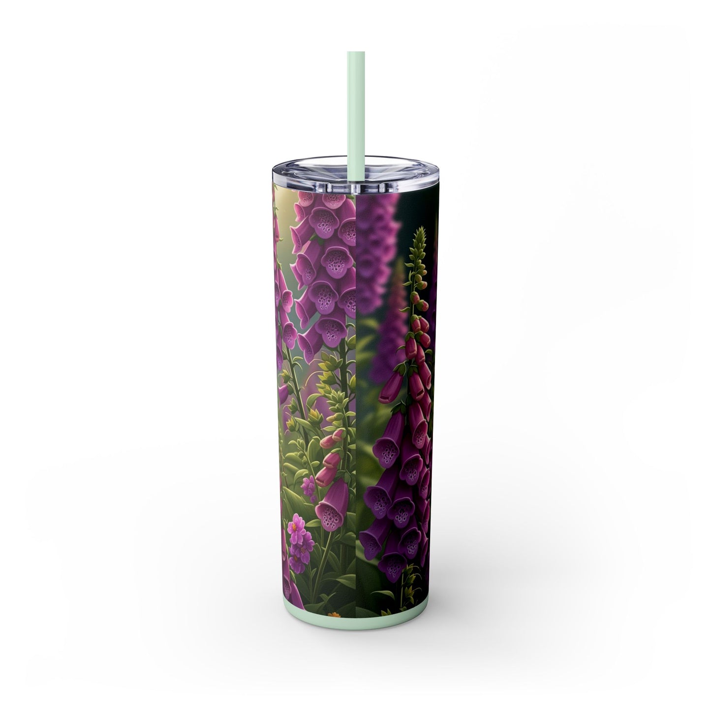 Skinny Tumbler with Straw – 20 oz Stainless Steel Cup