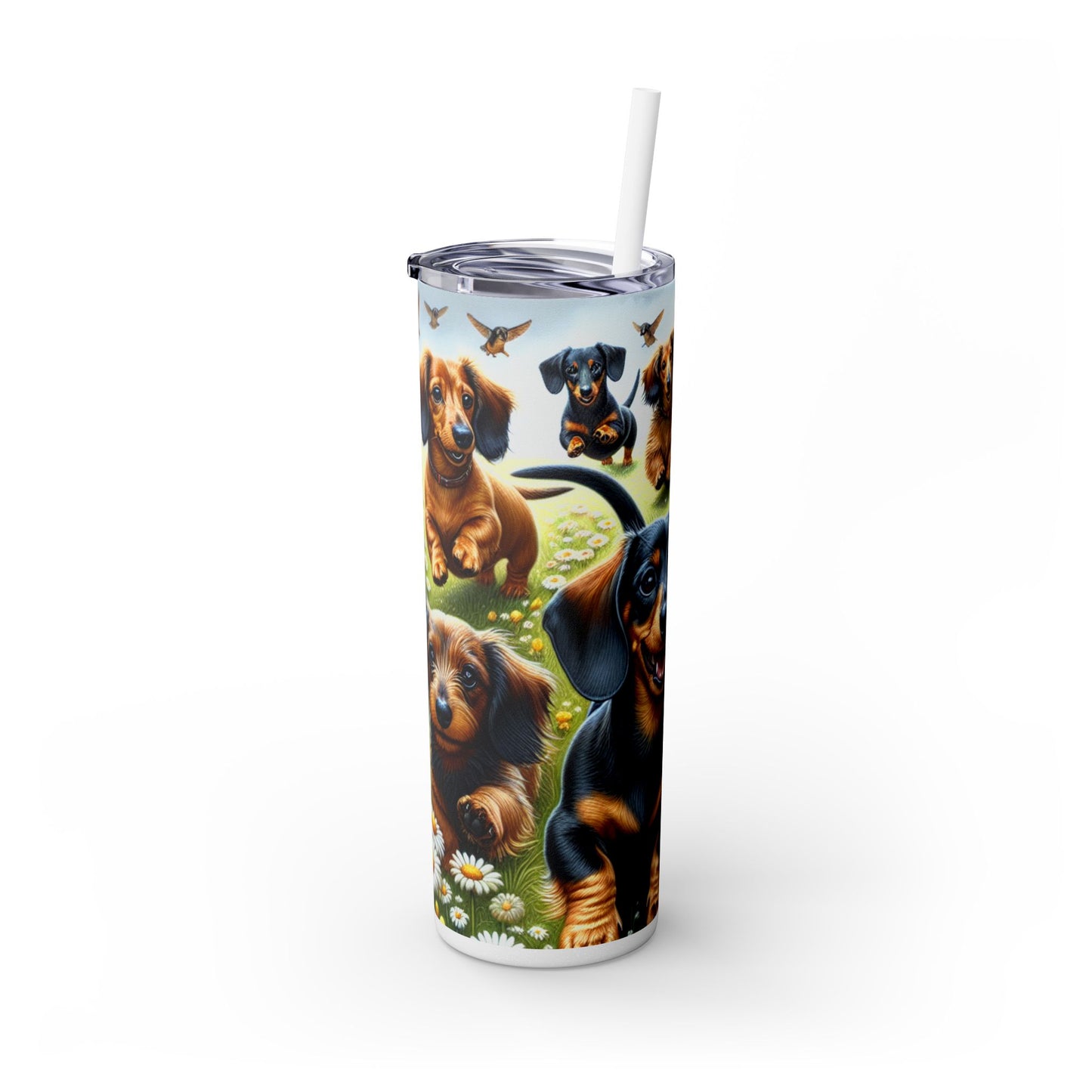 Dachshund with Straw, 20oz