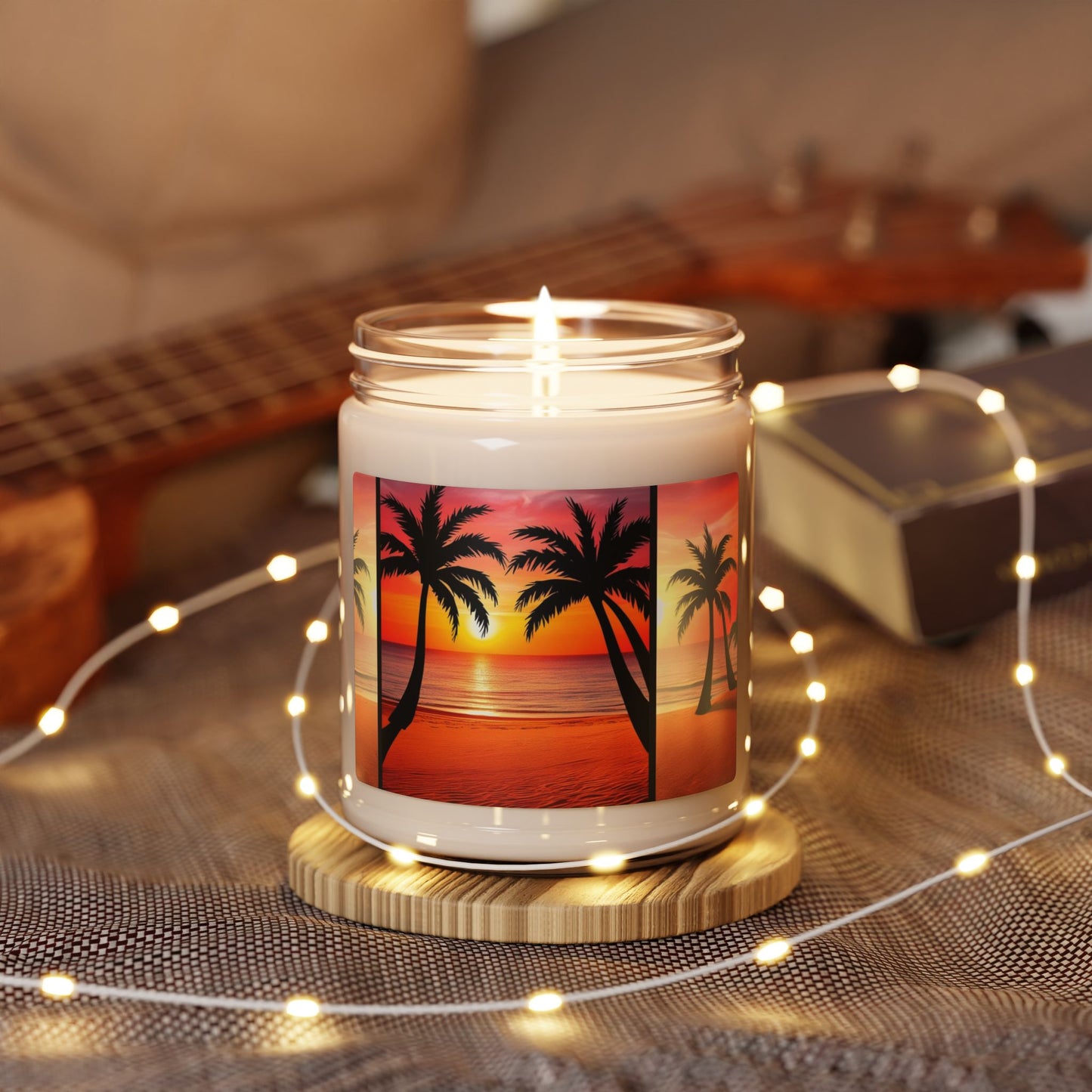 Brilliant Sunset at the Beach- Scented Soy Candle, 9oz