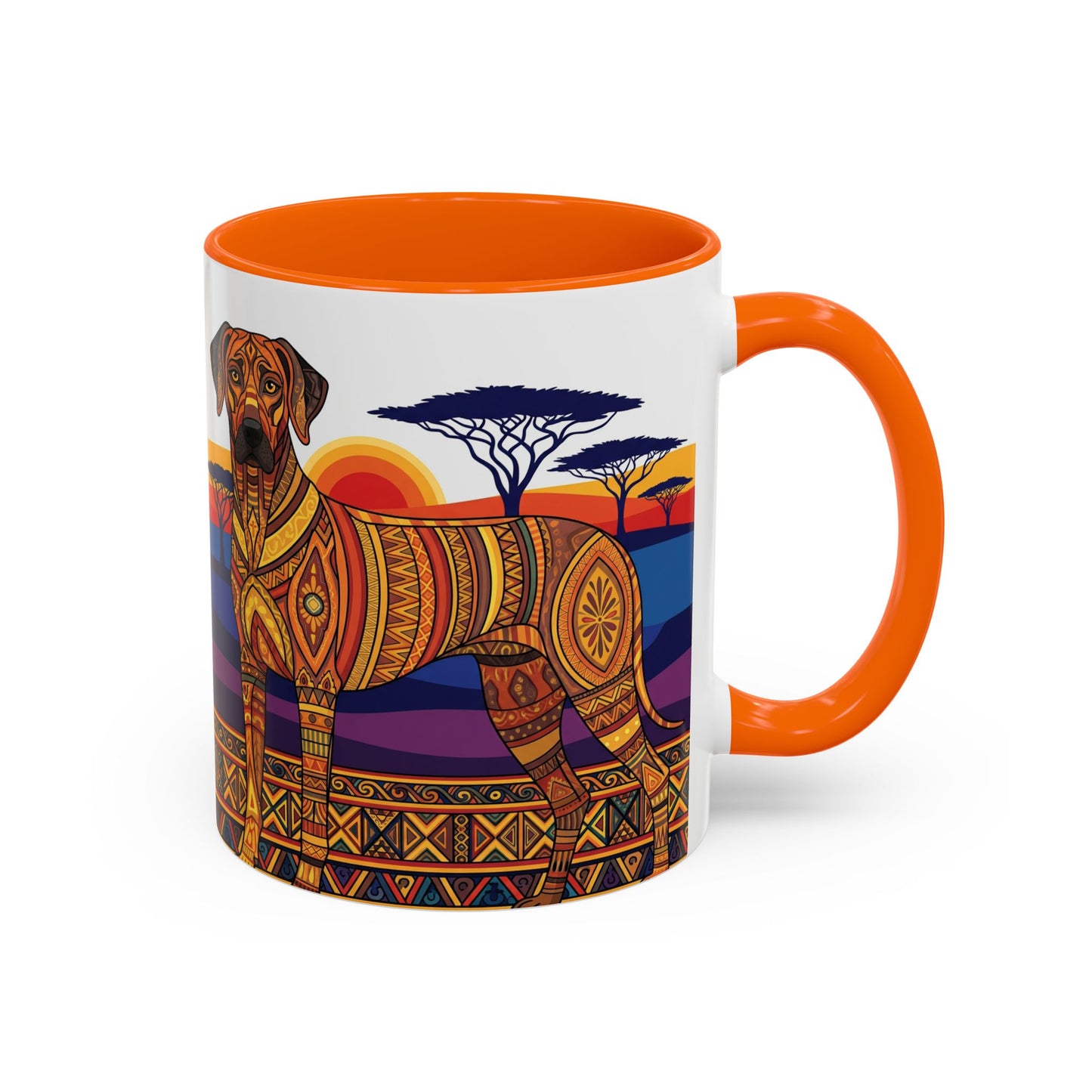 Taza de café con diseño de Rhodesian Ridgeback: el regalo perfecto para los amantes de los perros.