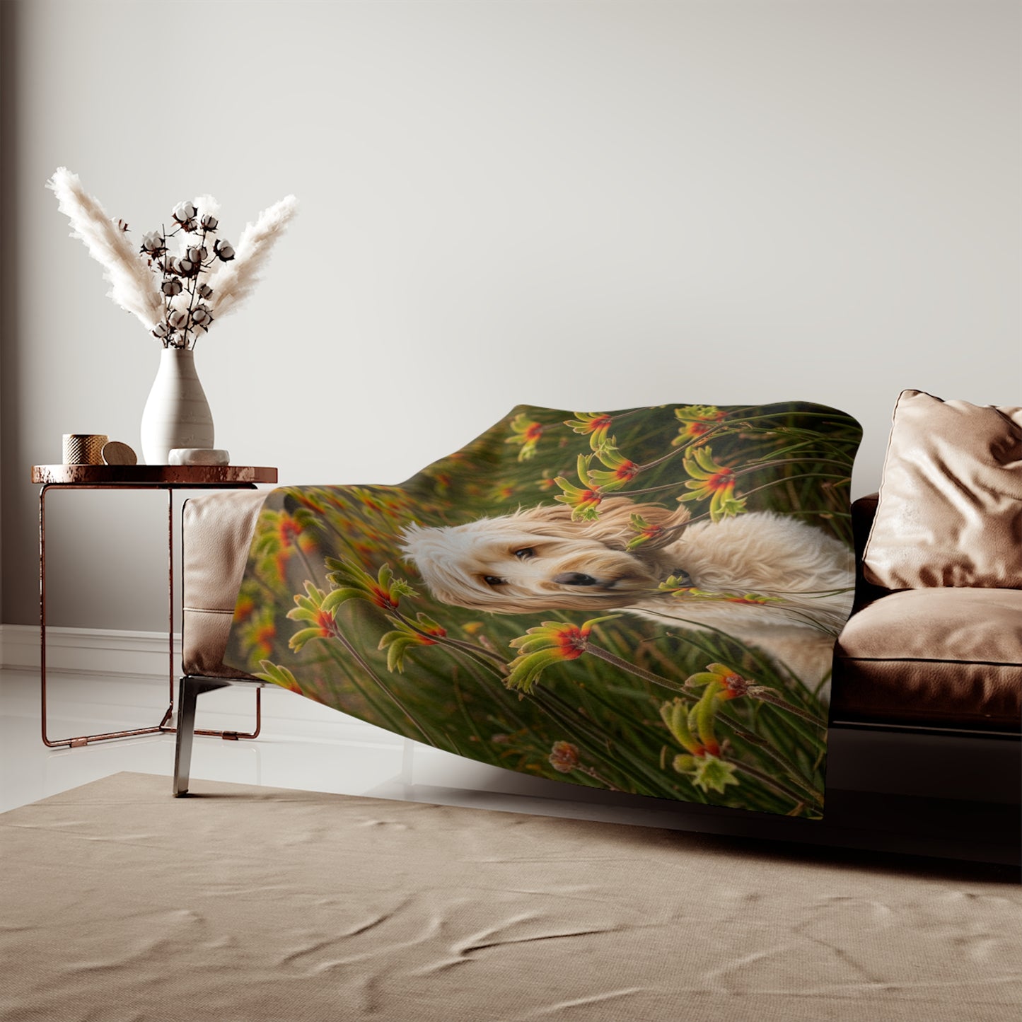 Cavoodle Sweatshirt Blanket