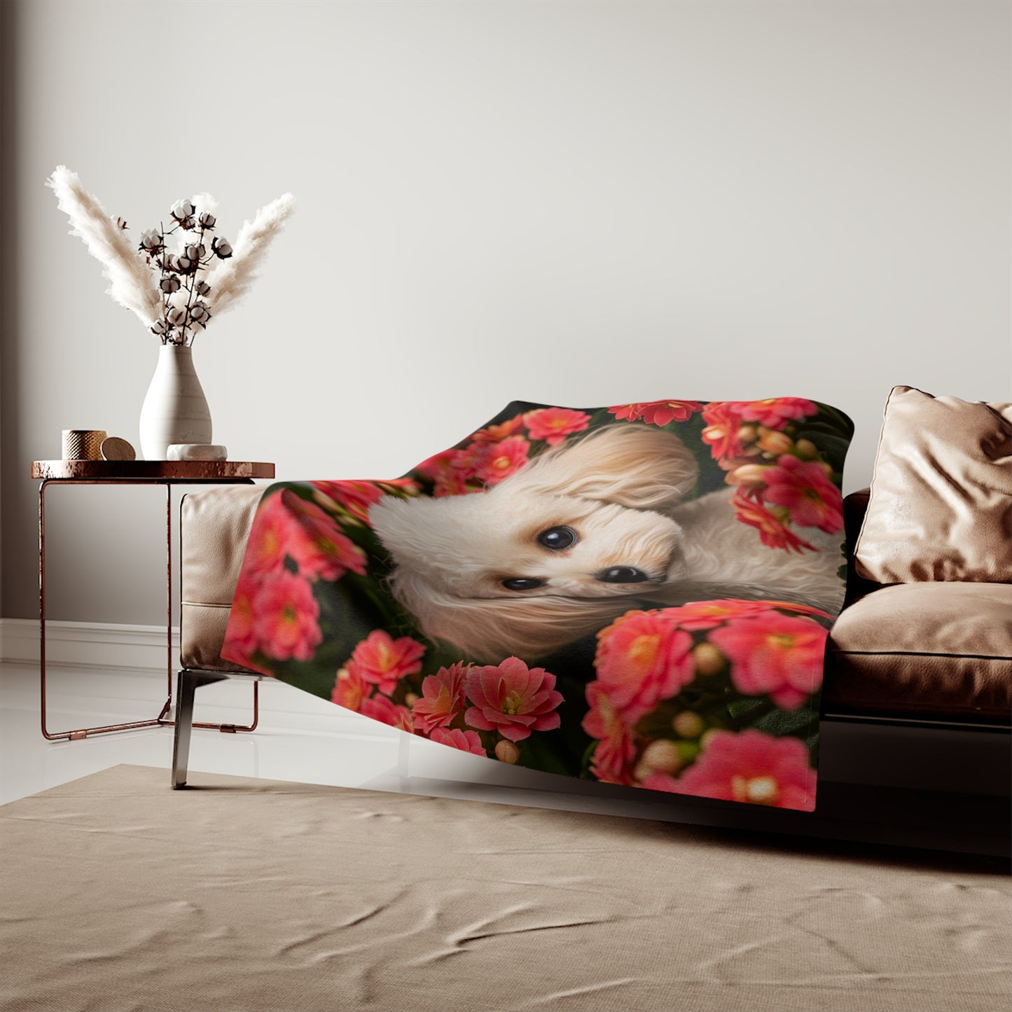 Miniature Poodle Sweatshirt Blanket