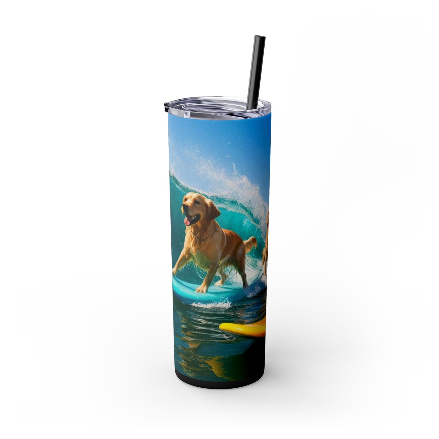 Surf Dogs Tumbler with Straw, 20oz