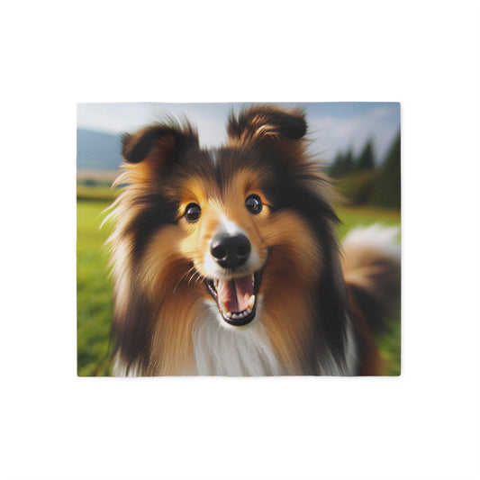 Shetland Sheepdog Sweatshirt Blanket