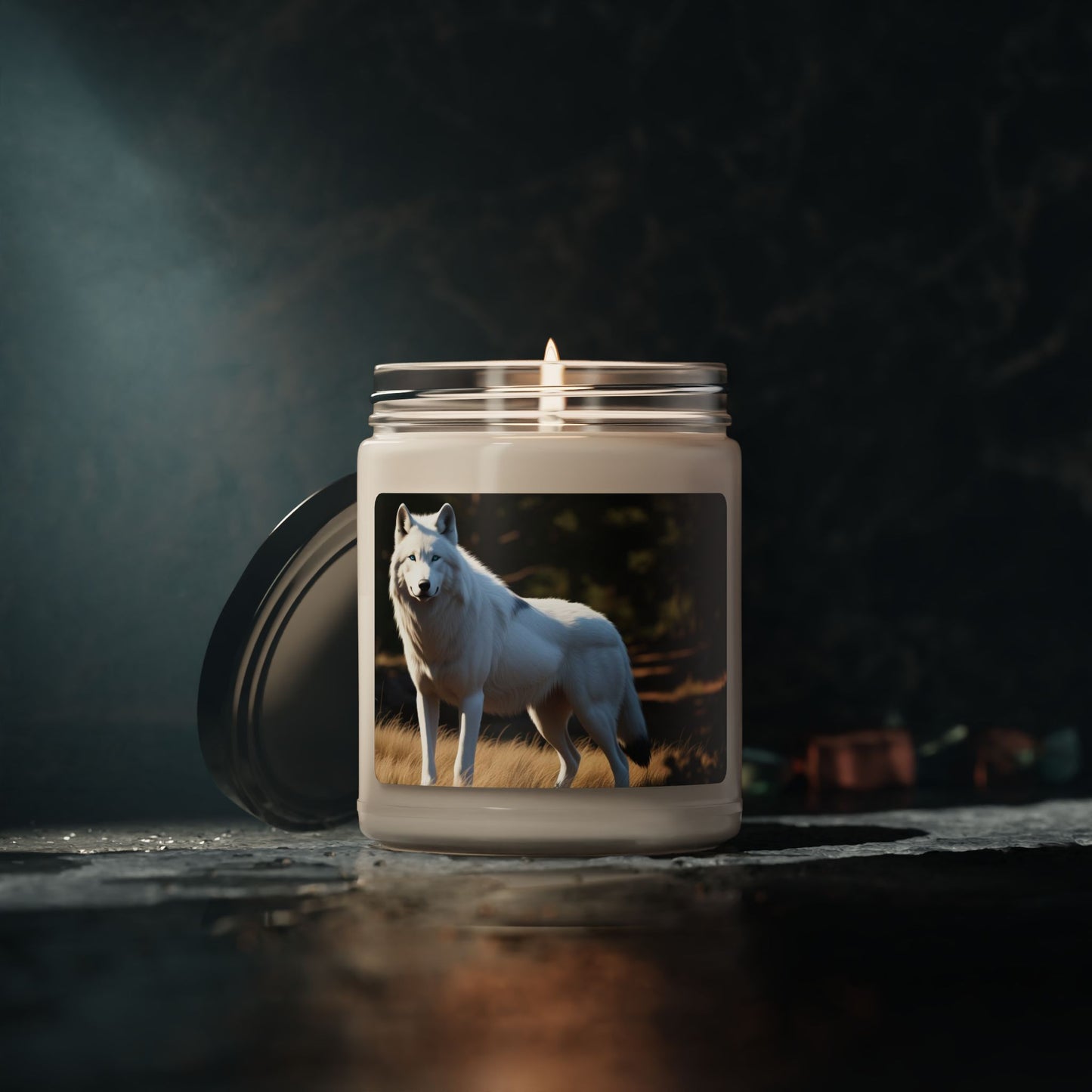 White Wolf- Scented Soy Candle, 9oz