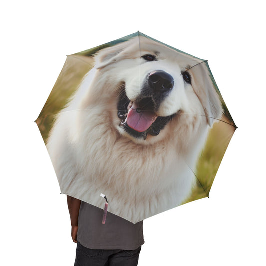 Great Pyrenees Semi-Automatic Foldable Umbrella