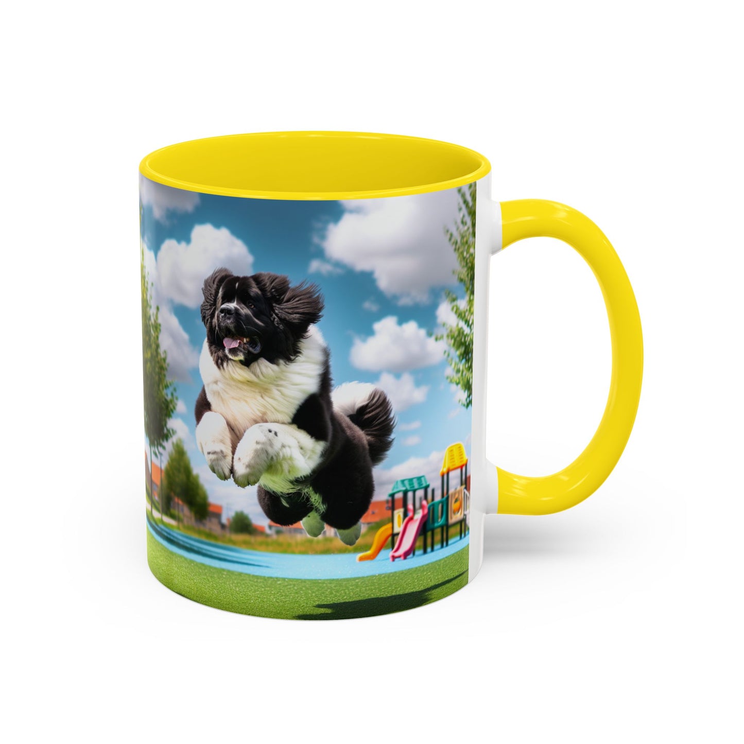 Taza de café con acento Landseer: el regalo perfecto para los amantes de los perros