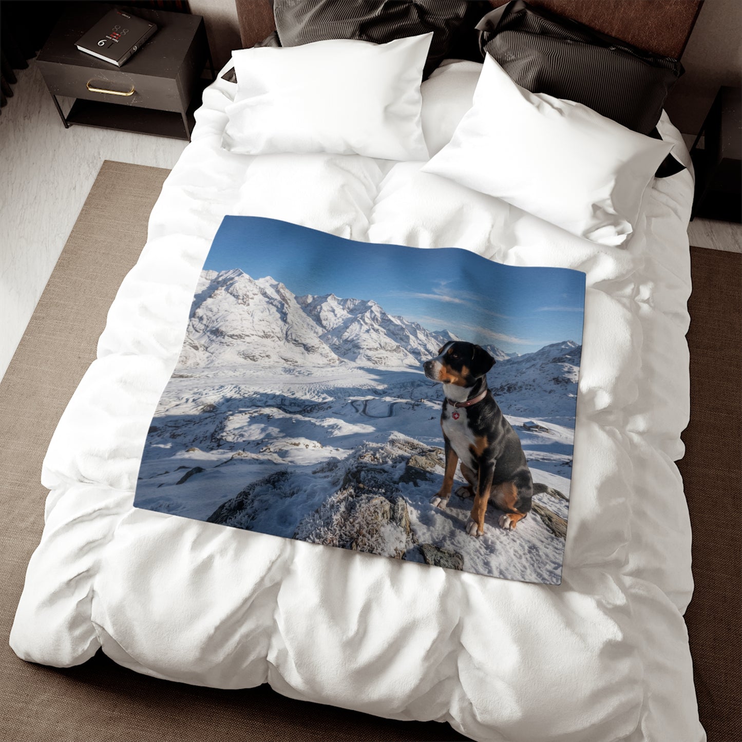 Entlebucher Mountain Dog Blanket