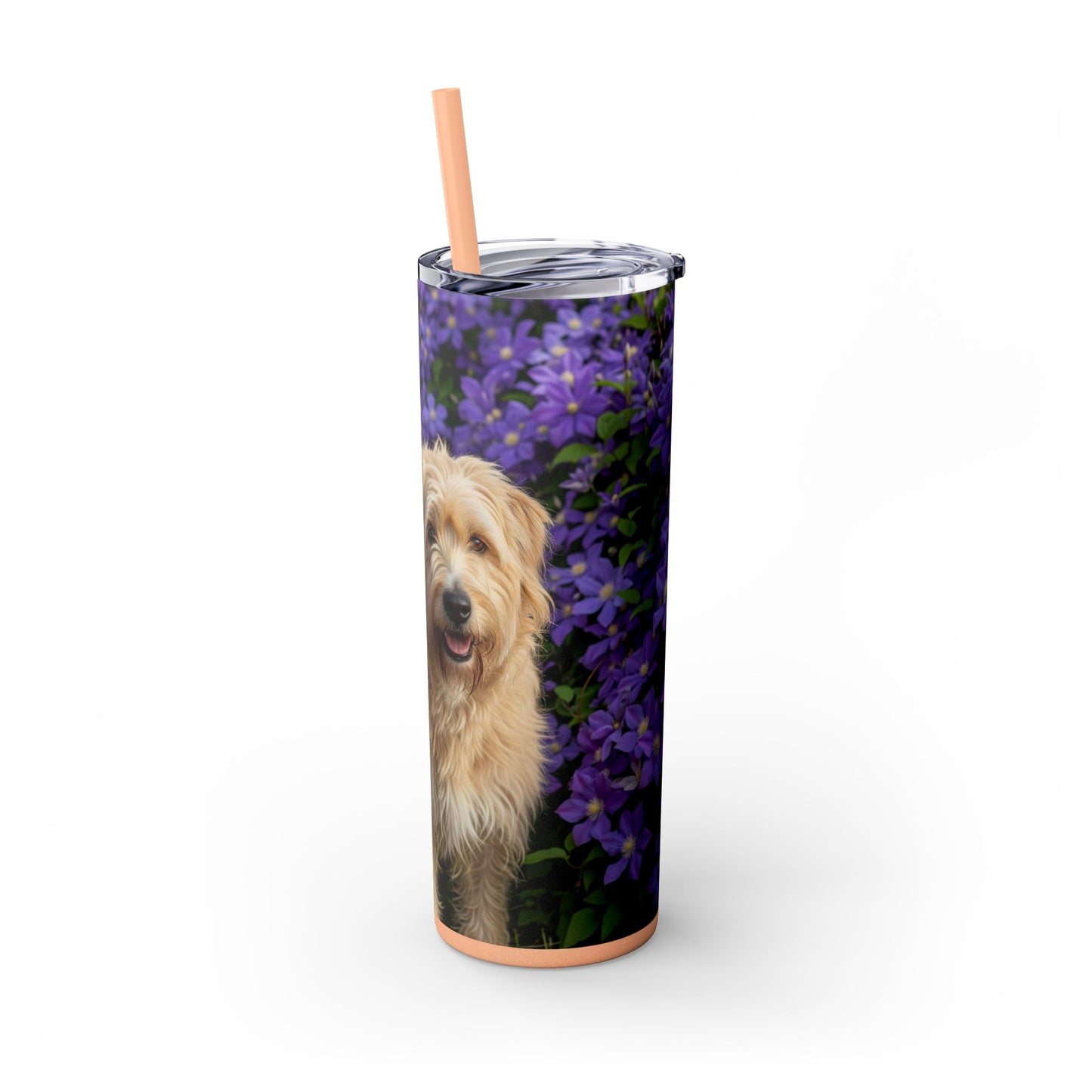 Berger Picard Skinny Tumbler with Straw, 20oz