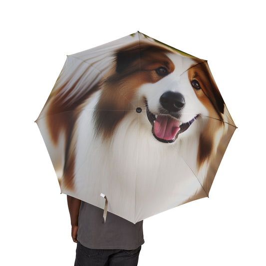 Drentsche Patrijshond Semi-Automatic Foldable Umbrella