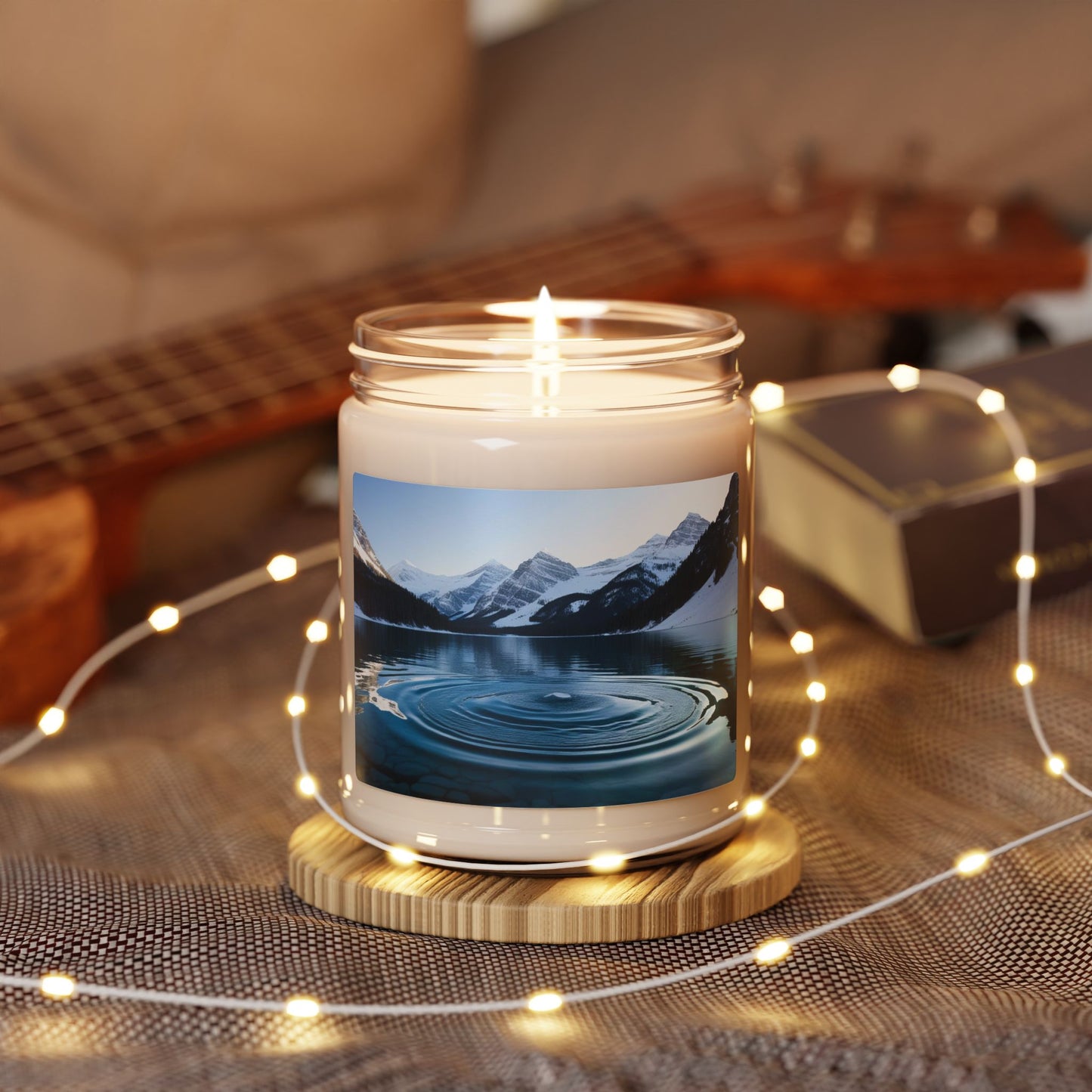 Ripple in a Snowy Mountain Lake- Scented Soy Candle, 9oz