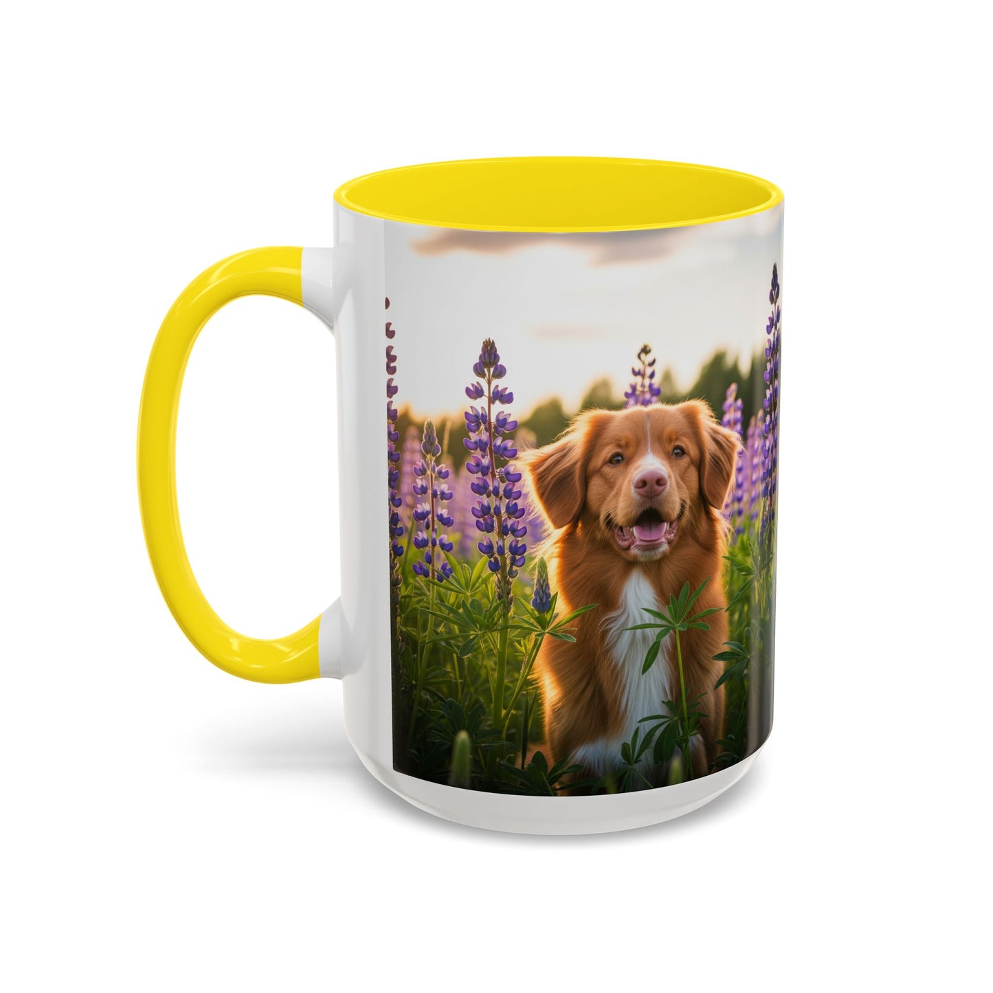 Taza de café con diseño de retriever de Nueva Escocia: el regalo perfecto para los amantes de los perros.