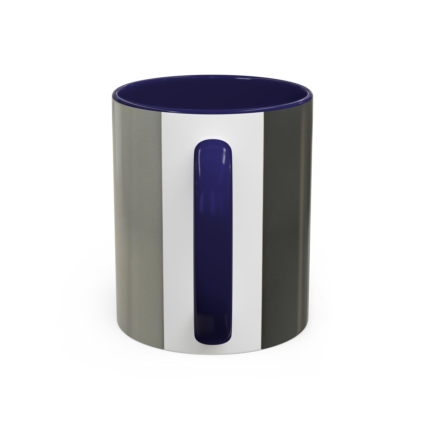 Optical Illusion Accent Mug – Ceramic Coffee Cup