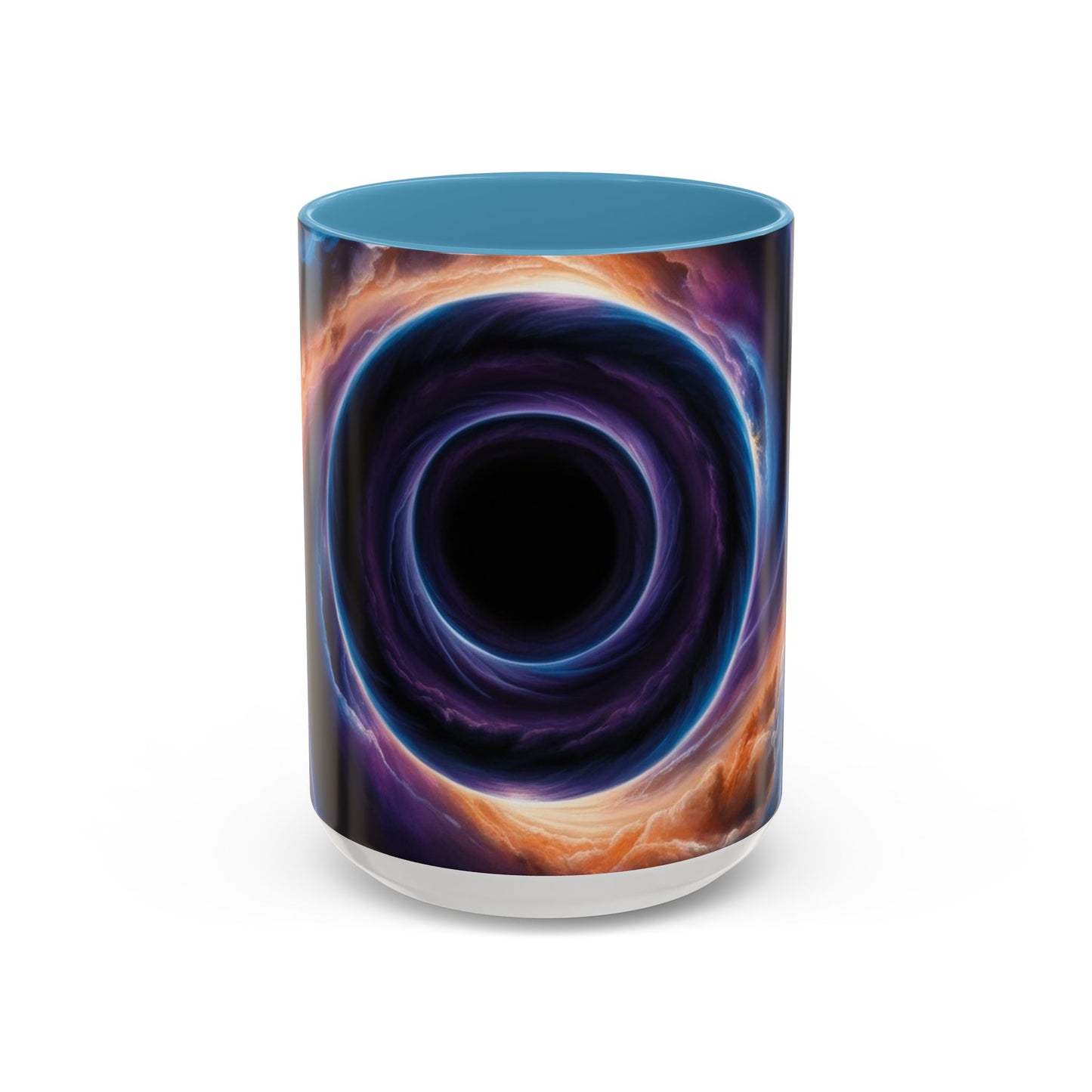 Optical Illusion Accent Mug – Ceramic Coffee Cup