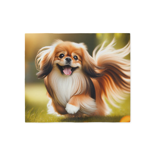 Tibetan Spaniel Sweatshirt Blanket