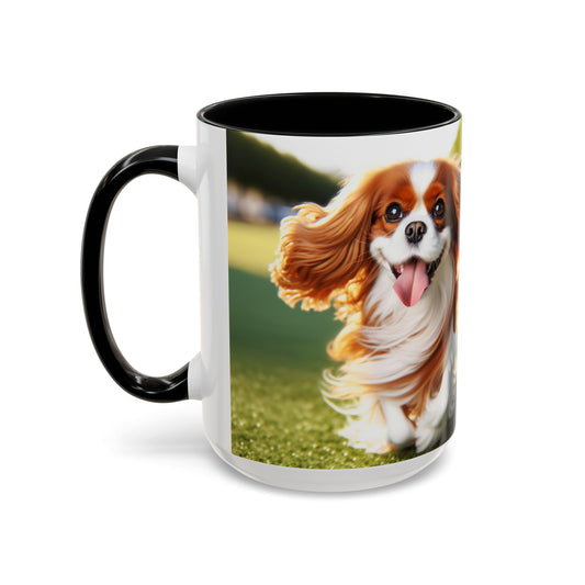 Cavalier King Charles Spaniel Accent Coffee Mug - Perfect Gift for Dog Lovers