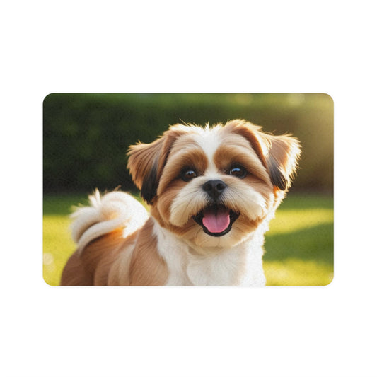 Pet Food Mat (12x18) - Shih Tzu