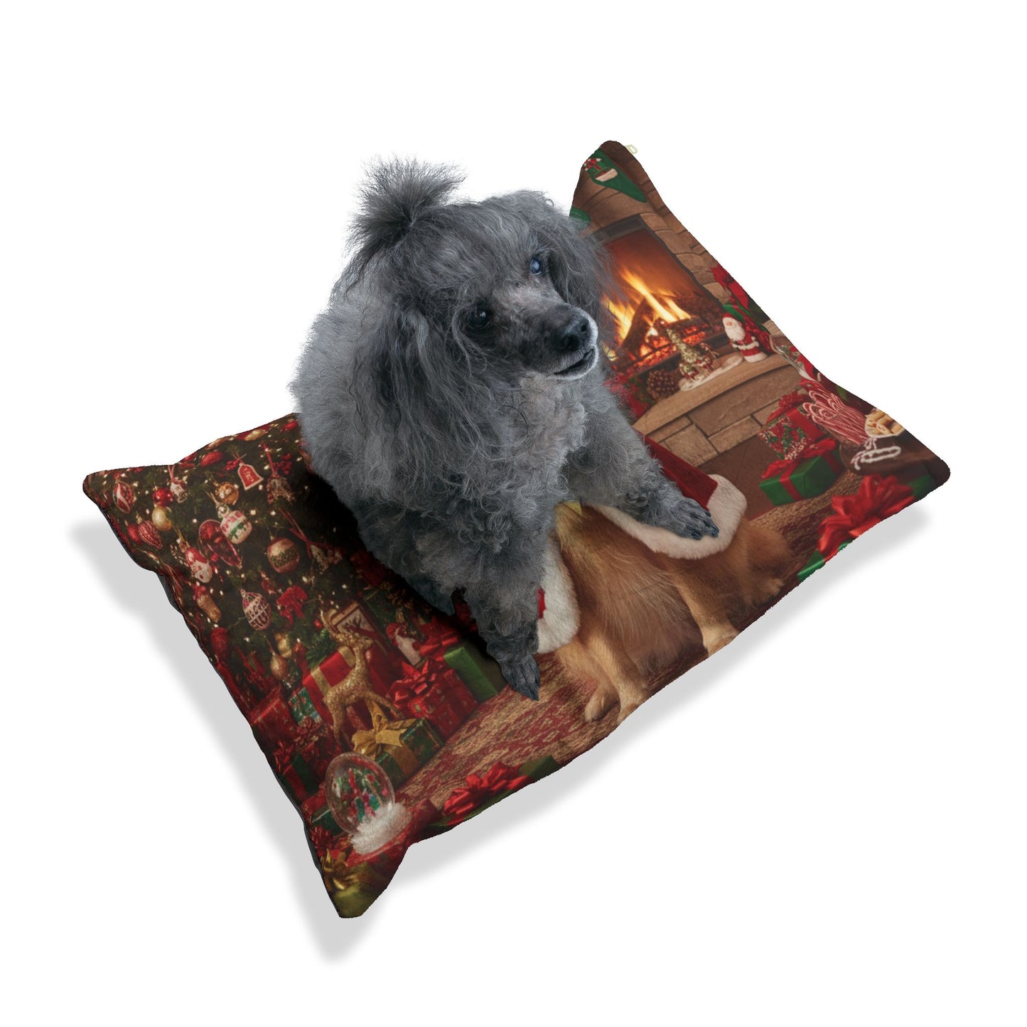 Golden Retriever Santa Pet Bed