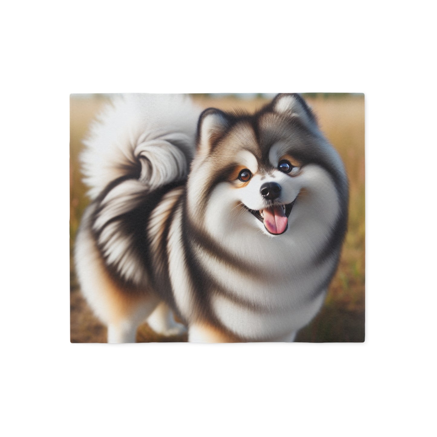 Manta de sudadera Pomsky
