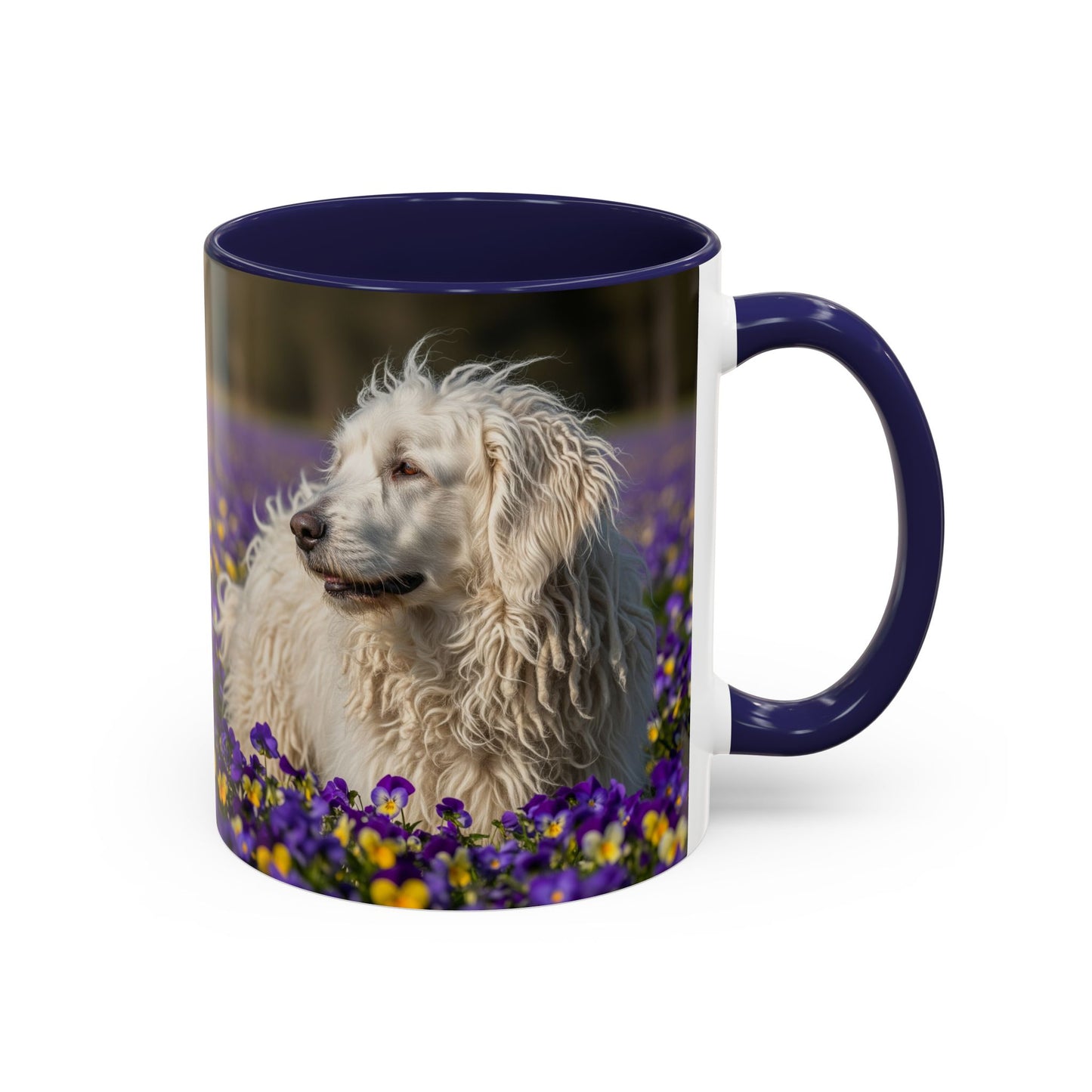 Taza de café con detalles de Komondor: el regalo perfecto para los amantes de los perros