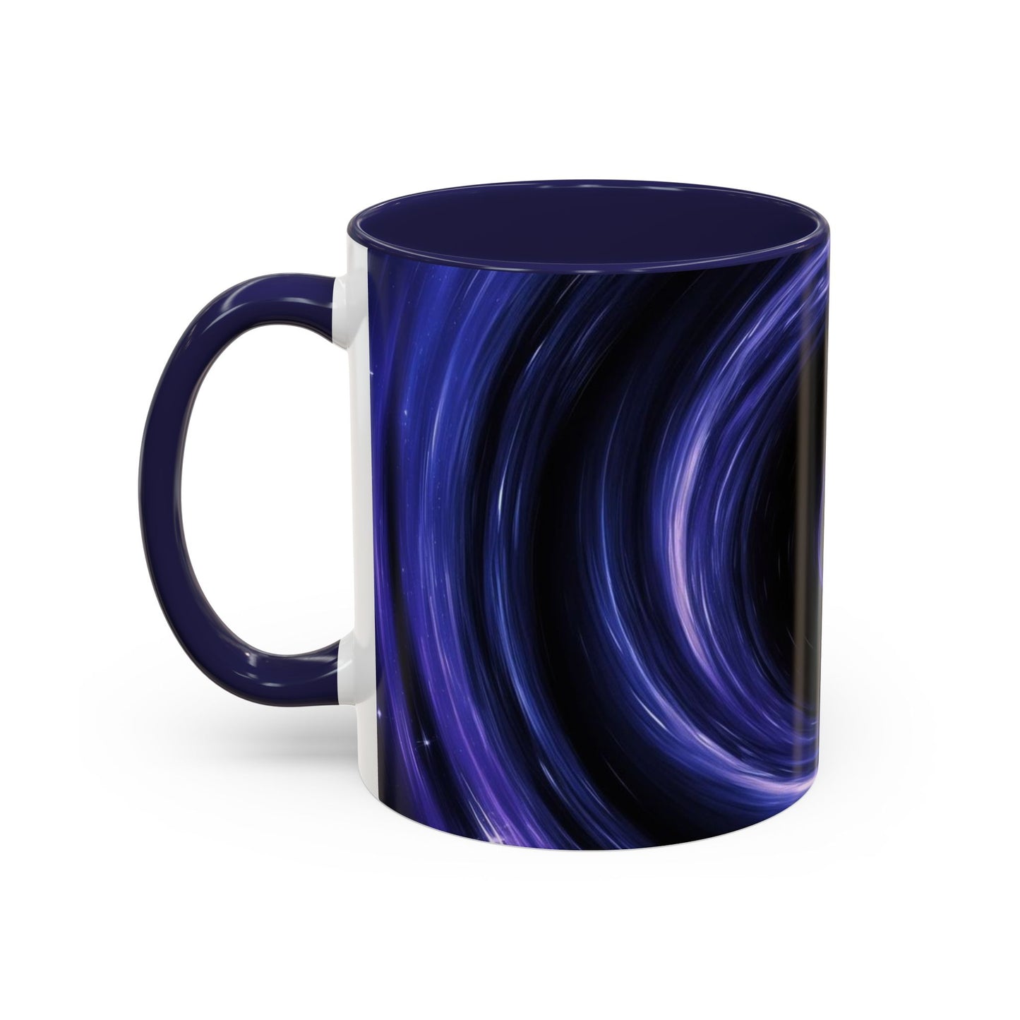 Optical Illusion Accent Mug – Ceramic Coffee Cup