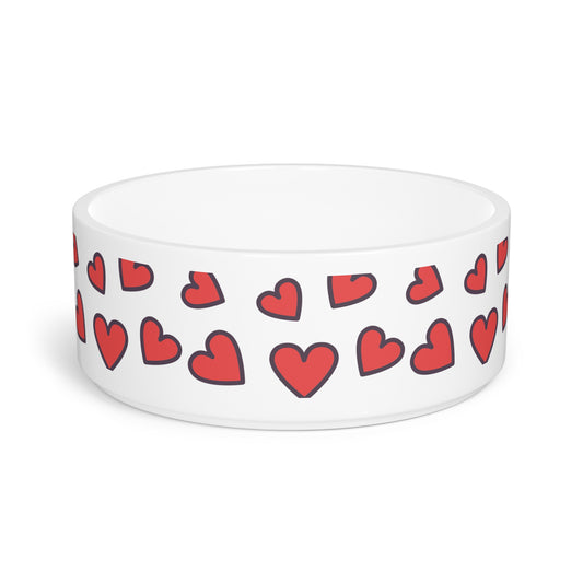 Hearts Pet Bowl