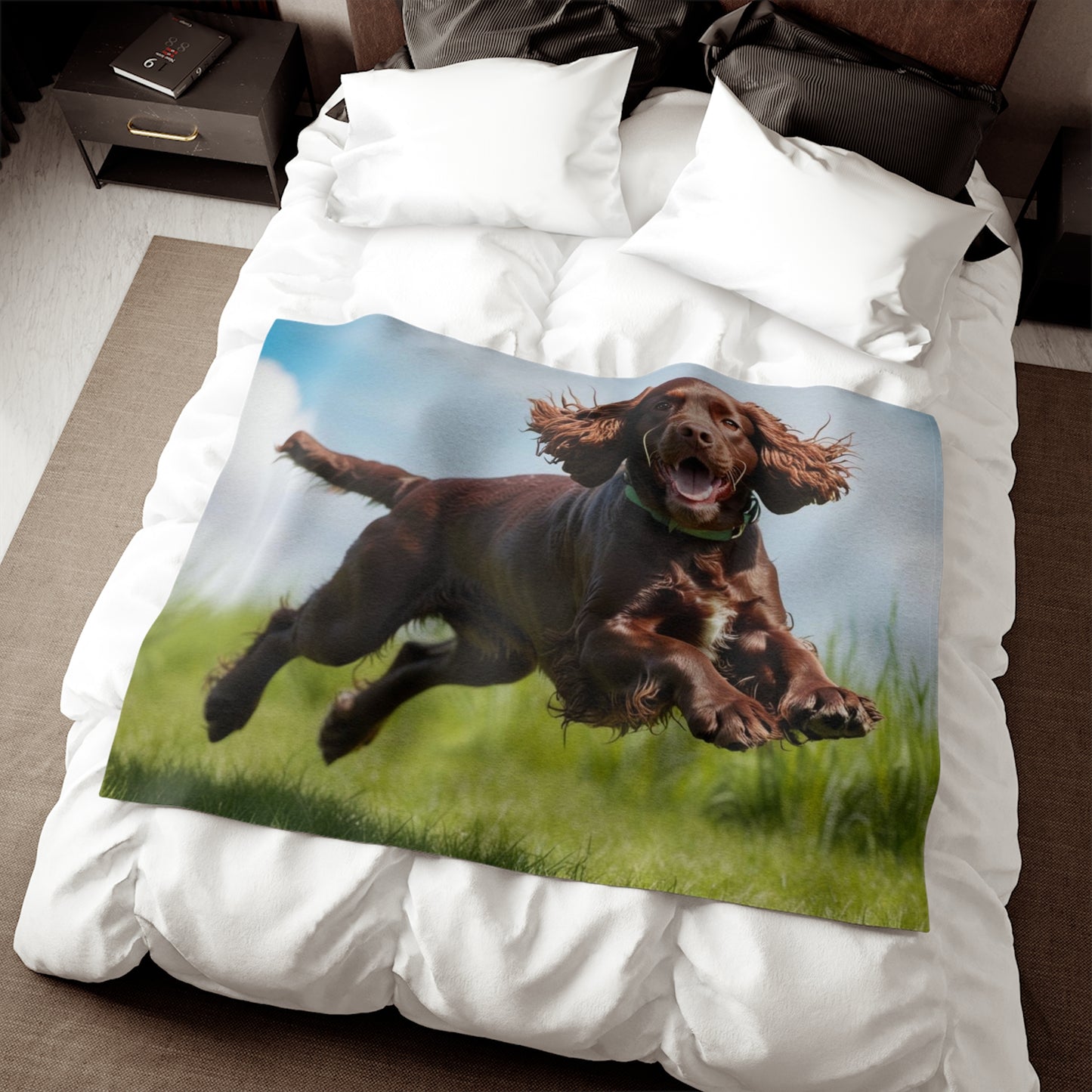 Couverture en sweat-shirt Irish Water Spaniel
