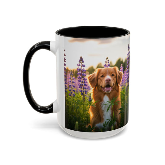 Taza de café con diseño de retriever de Nueva Escocia: el regalo perfecto para los amantes de los perros.