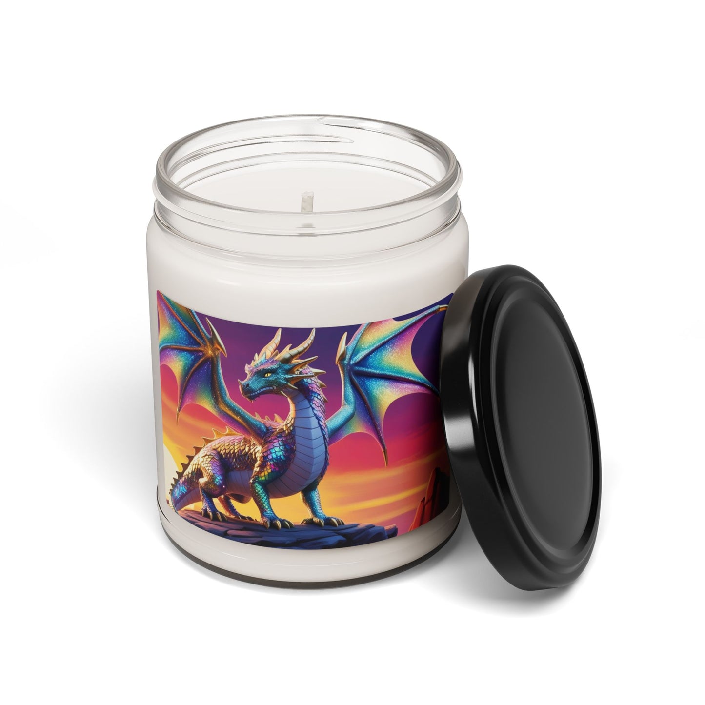 Rainbow Dragon- Scented Soy Candle, 9oz