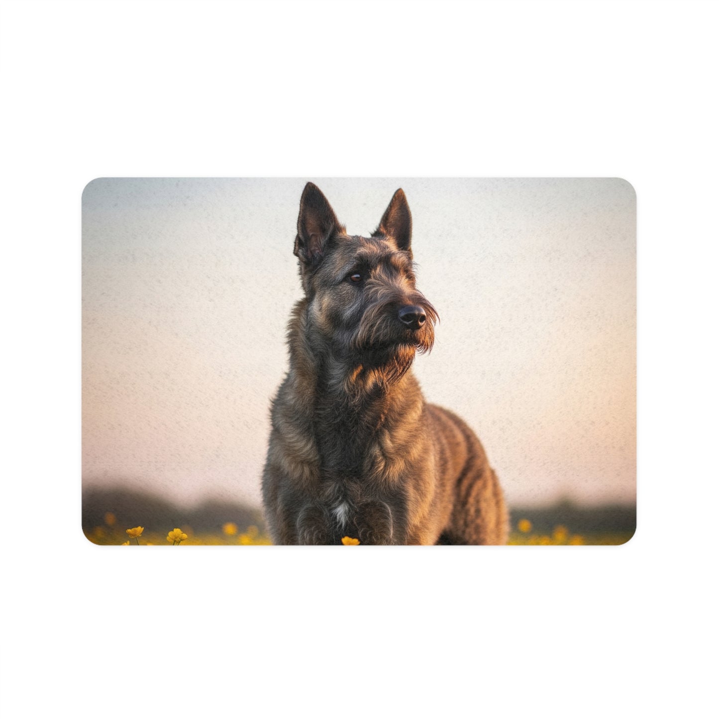 Pet Food Mat (12x18) - Bouvier des Flandres